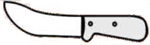 Боенский нож для отделения путового сустава